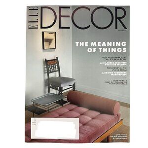 Elle Decor Magazine Winter 2026 The Meaning of Things